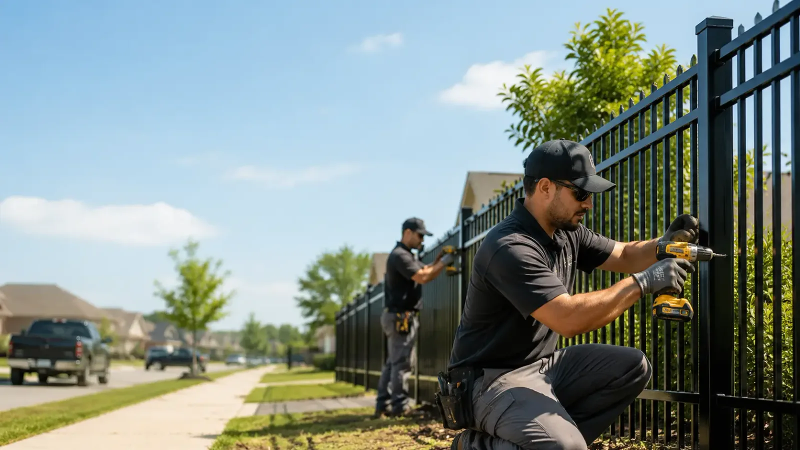 Metal Fence Installation in Staunton, IL